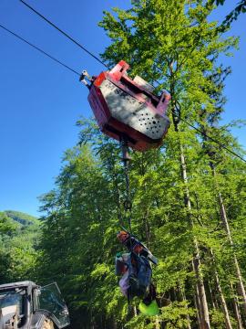 Teleférico forestal KOLLER K602 | Maquinaria forestal | Maquinaria de carpintería | KOMITrade s.r.o.