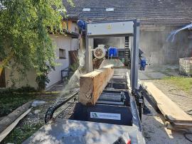 Sierra de banda TP-600 mobilní , |  Maquinaria para aserraderos | Maquinaria de carpintería | Drekos Made s.r.o