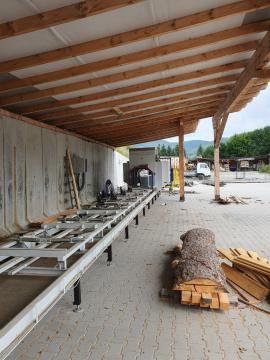 Sierra angular de doble hoja Dekos made s.r.o. PP-550 |  Maquinaria para aserraderos | Maquinaria de carpintería | Drekos Made s.r.o