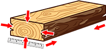 Calculadora Contracción de la madera